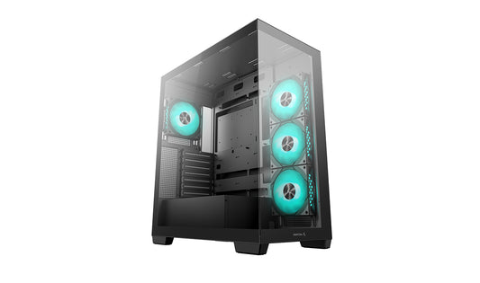 Deepcool CG580 4F, Tempered Glass, Black