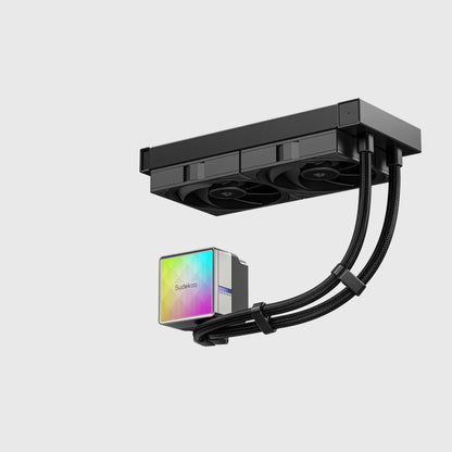SUDOKOO NEXAURA 240 Liquid Cooler with Diamond Glow - Black