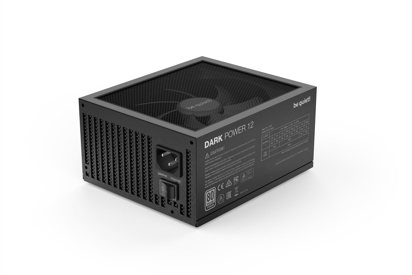 Be Quiet DARK POWER 12 750W 80 Plus Titanium (BN656)