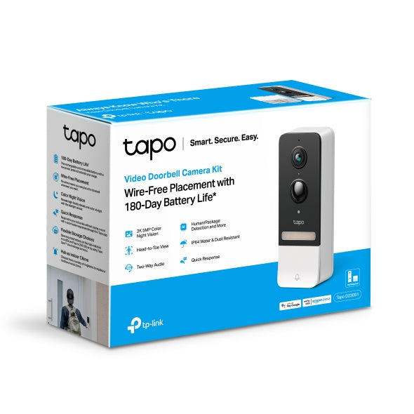 Tp-Link Tapo D230S1 I Tapo Smart Battery Video Doorbell