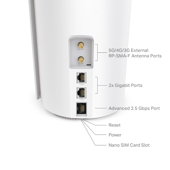 Tp-Link Deco X50-5G I 5G AX3000 Whole Home Mesh WiFi 6 Gateway (Availability based on regions)