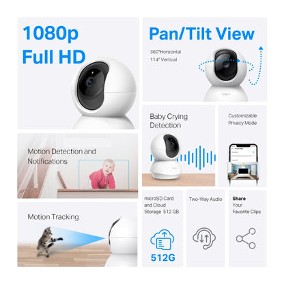 Tp-Link Tapo C200 I Pan/Tilt Home Security Wi-Fi Camera