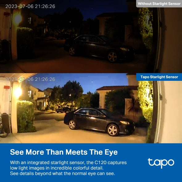 Tp-Link Tapo C120 I Tapo Indoor/Outdoor Wi-Fi Home Security Camera