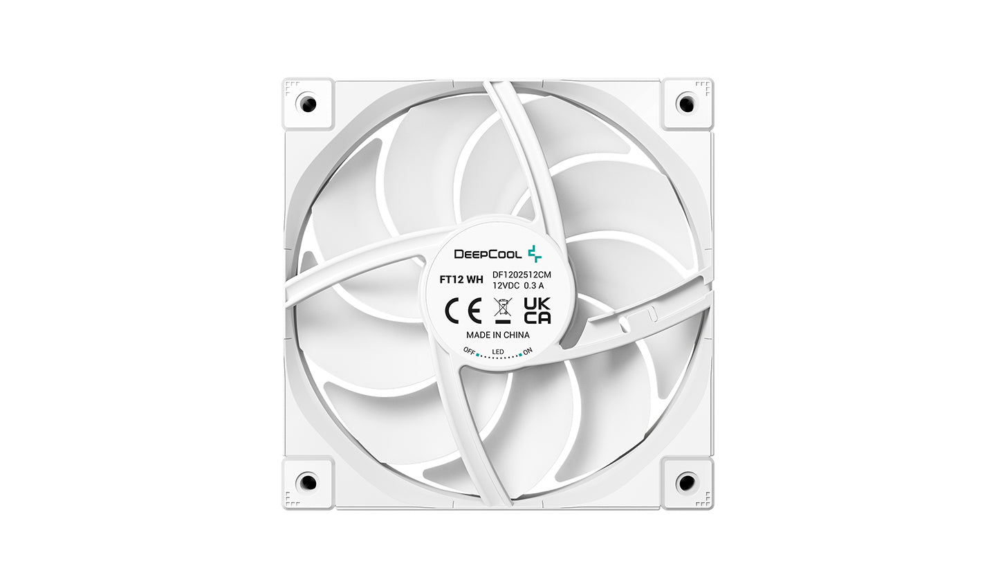 Deepcool FT12 White case fan 120mm 3in1