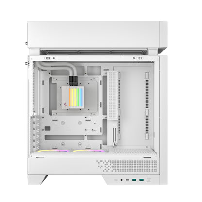 DeepCool CL6600 ATX Case with 360mm ARGB Liquid Cooler White