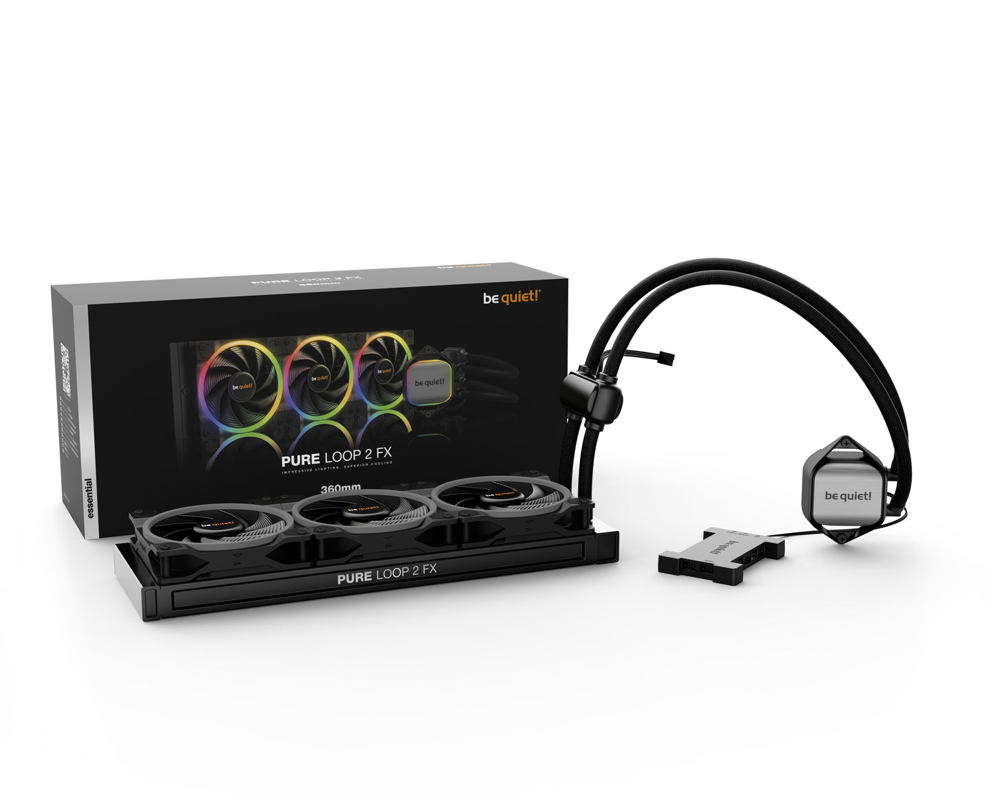 Be Quiet PURE LOOP 2 FX 380mm Impressive lighting, superior cooling (BW015)