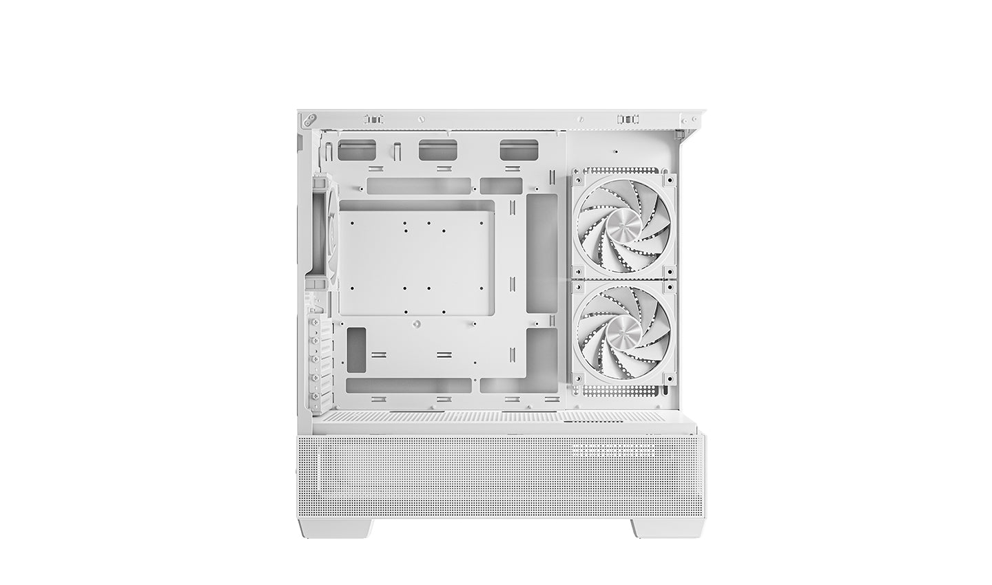 Deepcool CG380 3F Panoramic Micro-ATX (White)