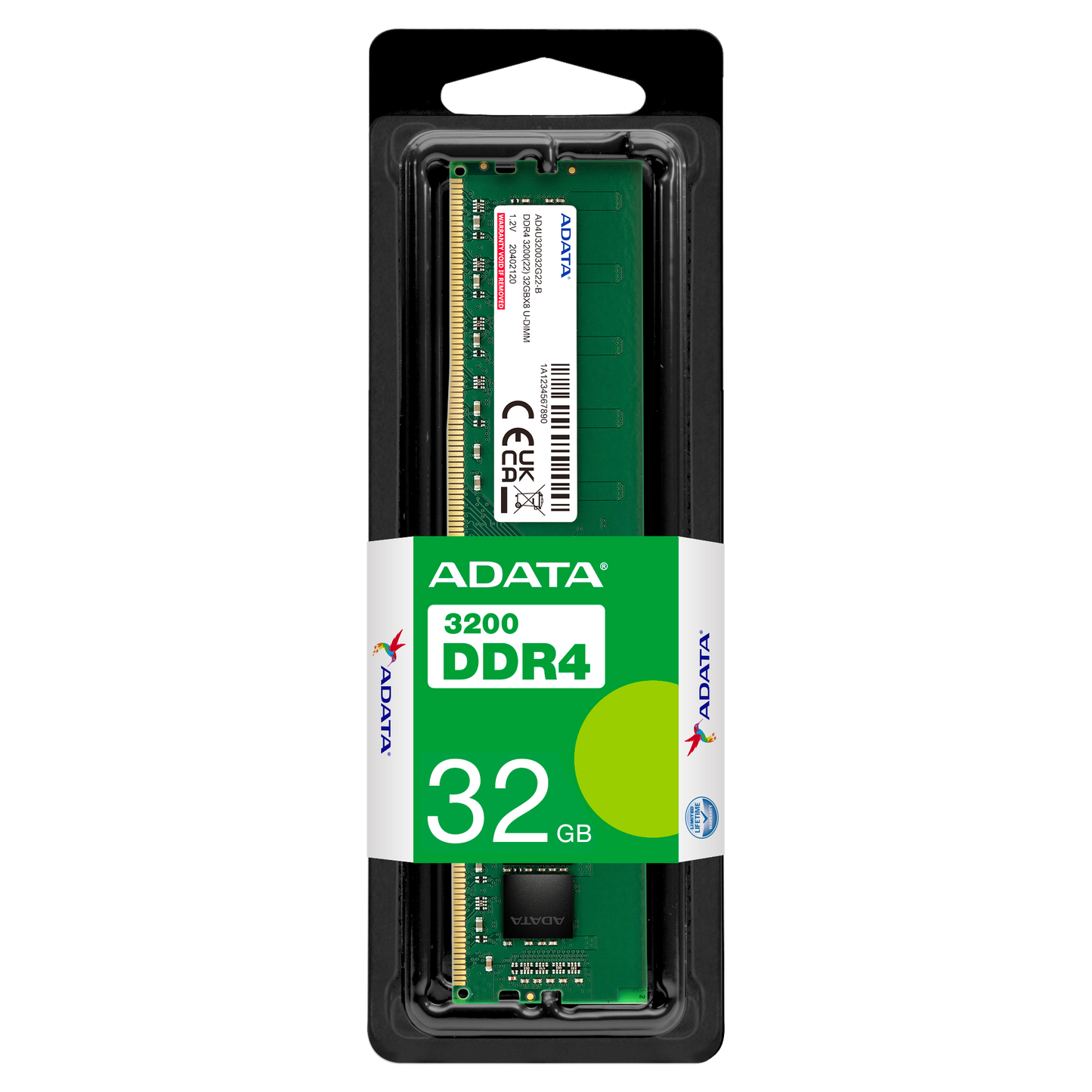 ADATA Premier 32GB DDR4 3200 U-DIMM Memory (AD-AD4U320032G22-SGN)