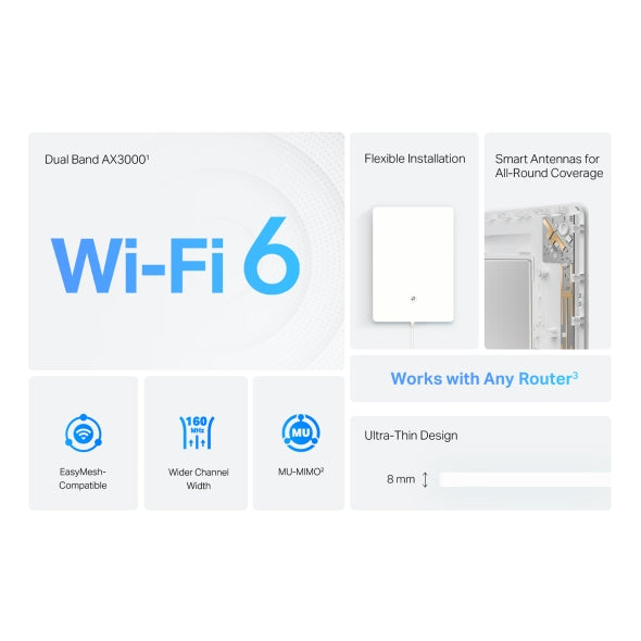 Tp-Link Archer Air E5 I AX3000 Dual-Band Wi-Fi 6 Air Range Extender