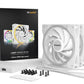 Be Quiet LIGHT WINGS WHITE 120mm PWM high-speed Triple-Pack (BL101)