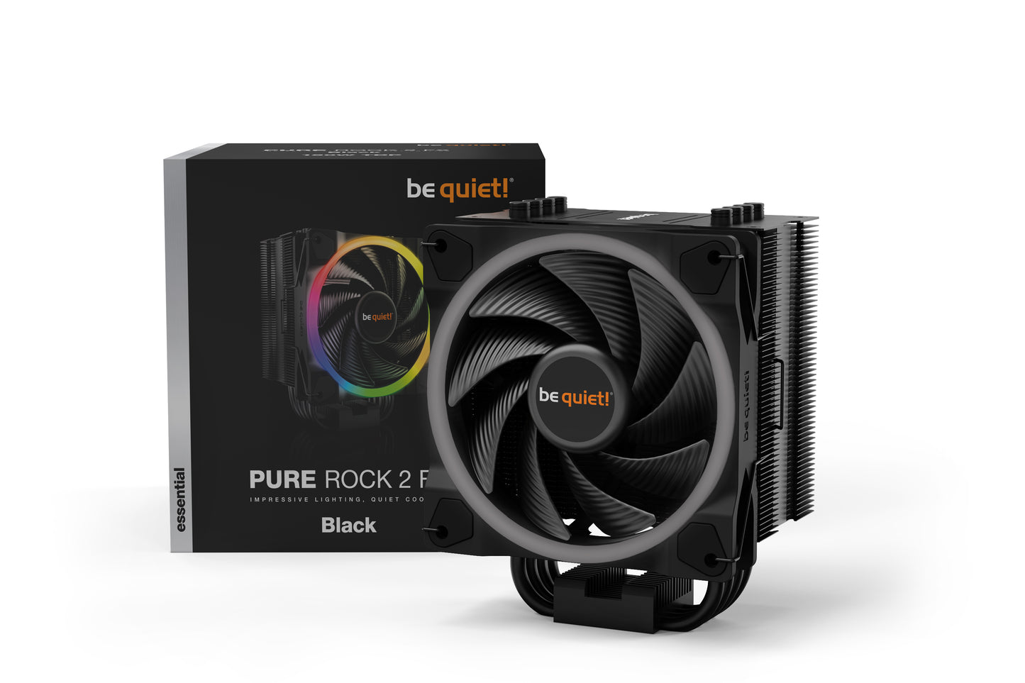 Be Quiet PURE ROCK 2 FX Impressive lighting, quiet cooling (BK033)