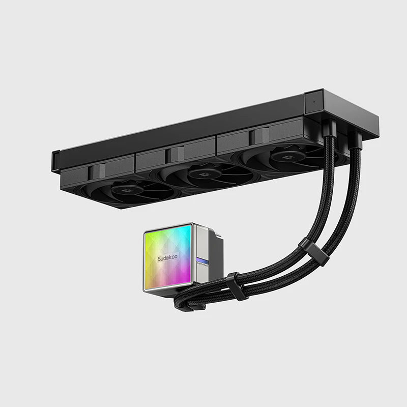 SUDOKOO NEXAURA 360mm AIO w/ PWM & ARGB Pump Head - Black | White