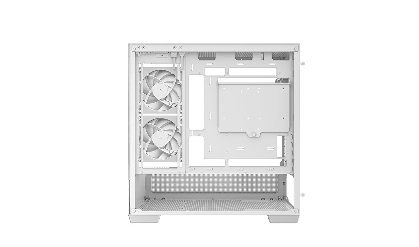 Deepcool CG380 3F Panoramic Micro-ATX (White)
