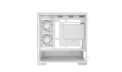 Deepcool CG380 3F Panoramic Micro-ATX (White)
