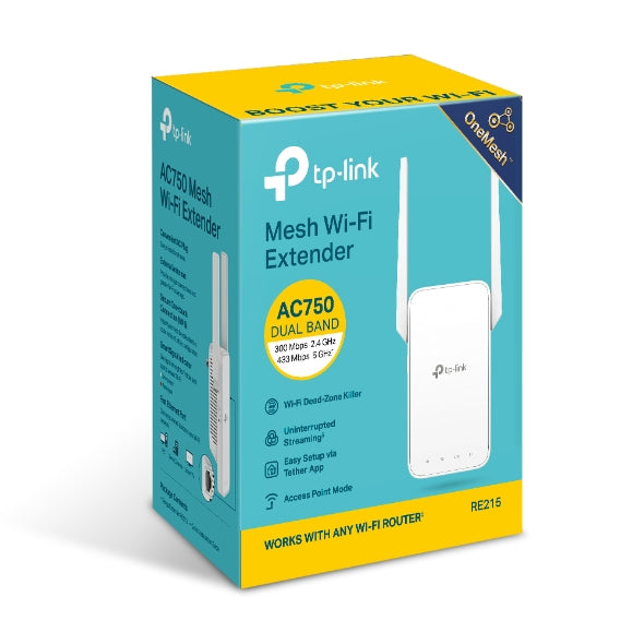 Tp-Link RE215 I AC750 Mesh Wi-Fi Range Extender