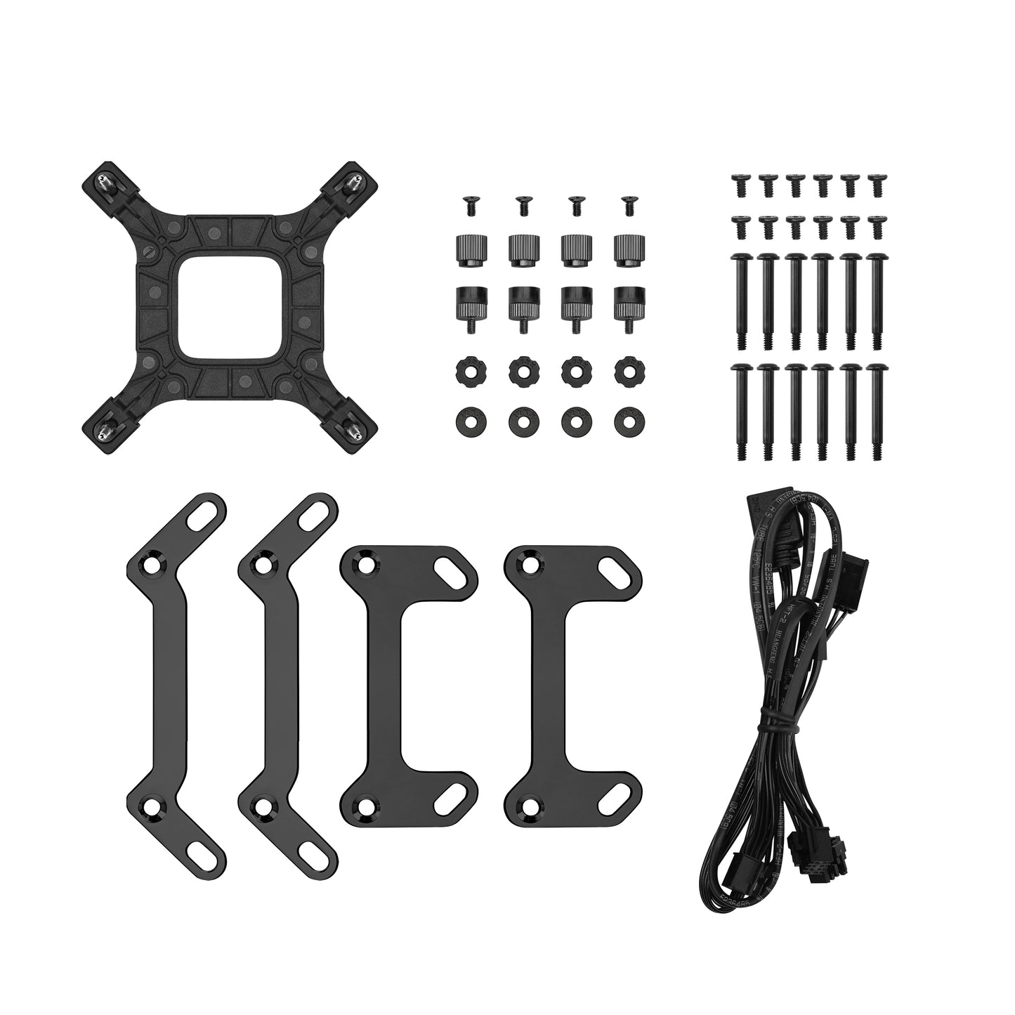 DEEPCOOL LM360 360mm ARGB Liquid Cooler with 2.4" LCD Screen - Black | White