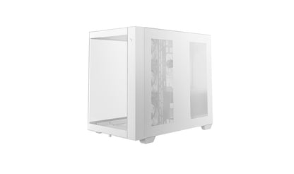 DeepCool CG530U 4F White Panoramic Curved Glass Dual Chamber ATX PC Case