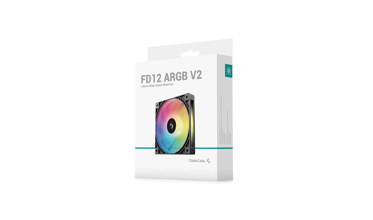 Deepcool FD12 ARGB V2 high-performance 120mm case fan