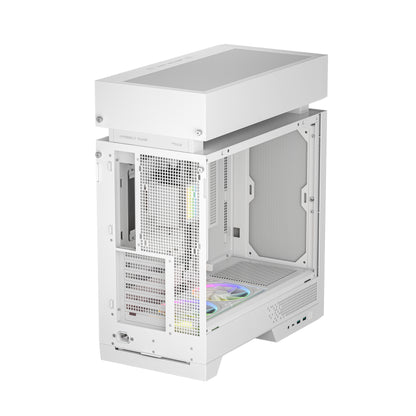DeepCool CL6600 ATX Case with 360mm ARGB Liquid Cooler White
