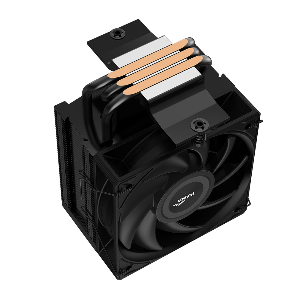 SAMA X30 Single Tower CPU Cooler - Black