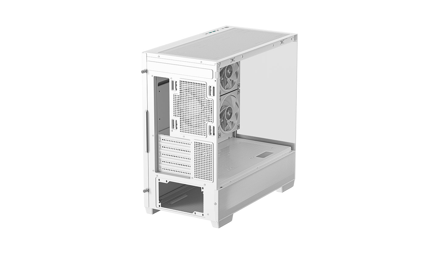 Deepcool CG380 3F Panoramic Micro-ATX (White)