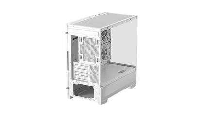 Deepcool CG380 3F Panoramic Micro-ATX (White)