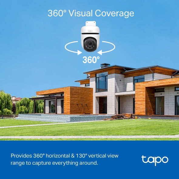 Tp-Link Tapo C510W I Outdoor Pan/Tilt Security WiFi Camera