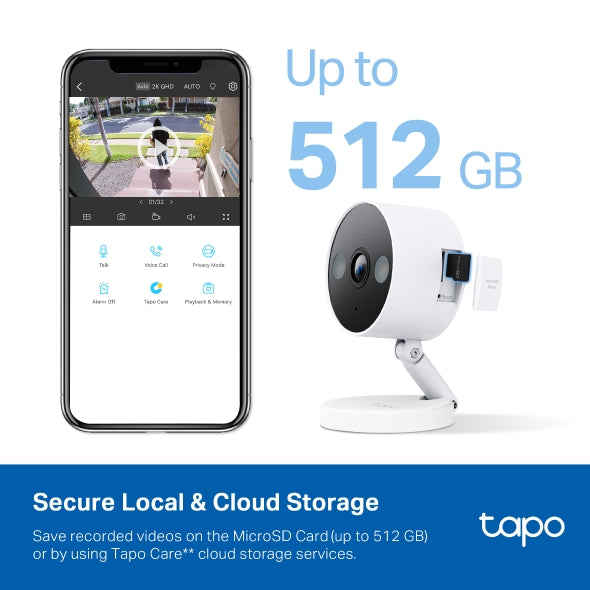Tp-Link Tapo C120 I Tapo Indoor/Outdoor Wi-Fi Home Security Camera