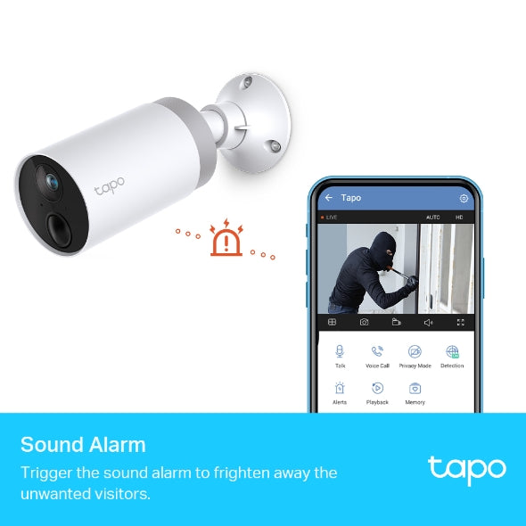 Tp-Link Tapo C400S2 I Smart Wire-Free Security Camera System, 2-Camera System