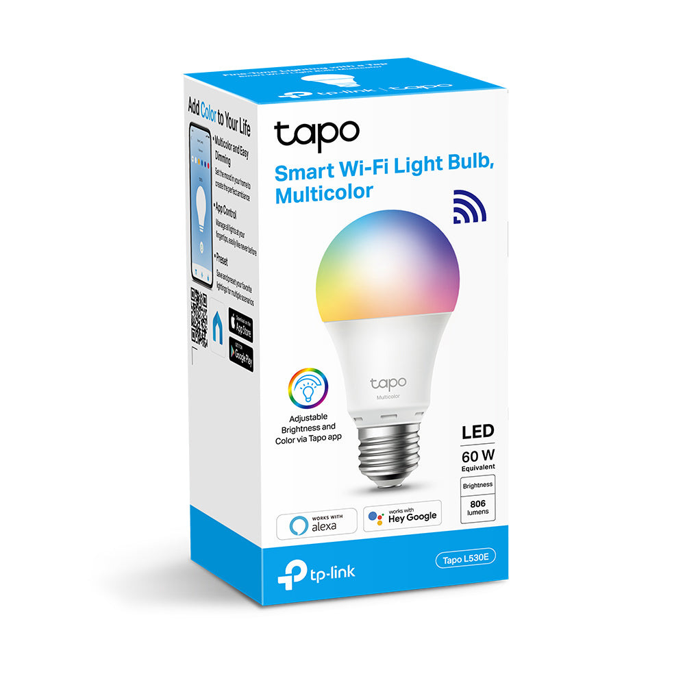Tp-Link Tapo L530E I Smart Wi-Fi Light Bulb, Multicolor