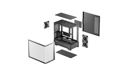 Deepcool | CG380U 3F THE PANORAMIC MICRO-ATX SHOWCASE