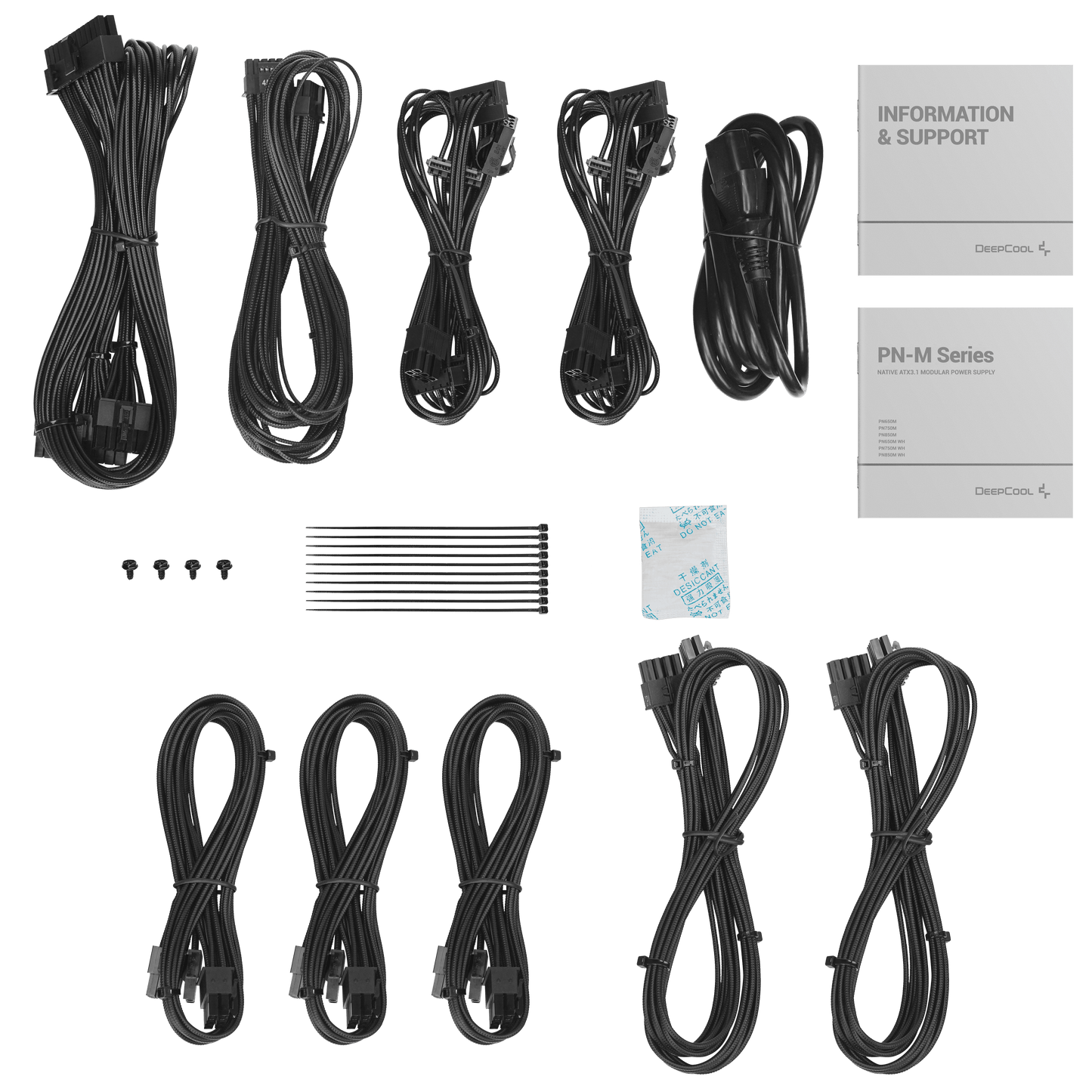 DEEPCOOL PN650M 650W 80+ Gold Native ATX 3.1 Modular Power Supply - Black