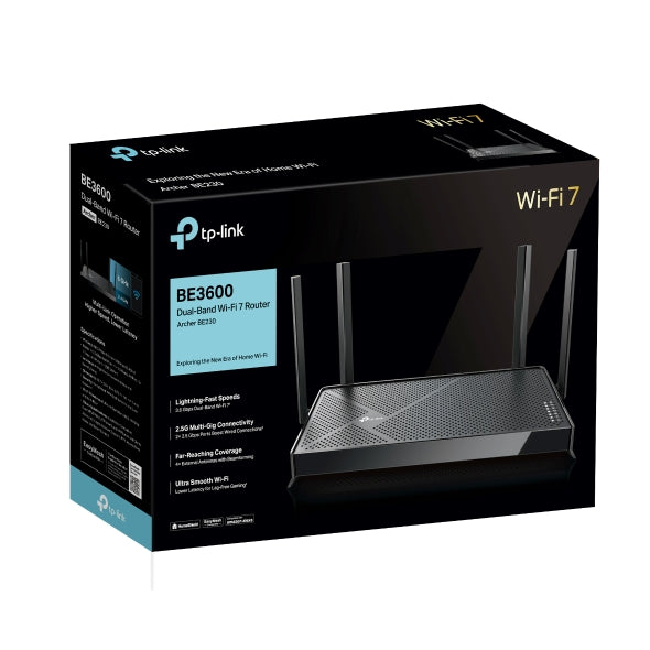 Tp-Link Archer BE230 I BE3600 Dual-Band Wi-Fi 7 Router