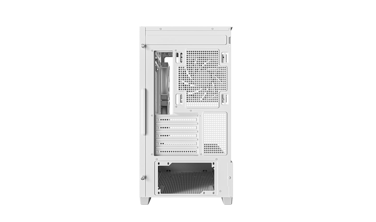 Deepcool CG380 3F Panoramic Micro-ATX (White)
