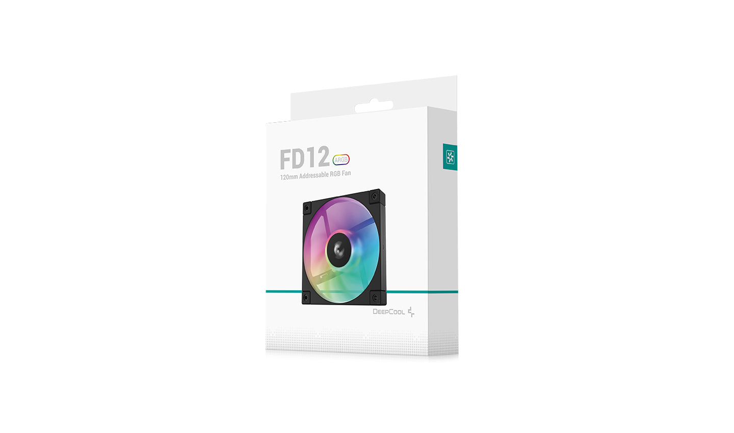 Deepcool FD12 ARGB single Black/White