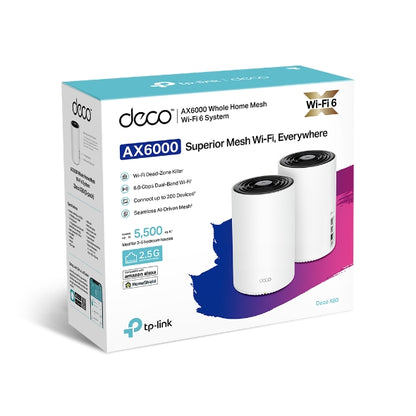 Tp-Link Deco X80 I AX6000 Dual-Band Mesh WiFi 6 System