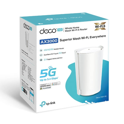 Tp-Link Deco X50-5G I 5G AX3000 Whole Home Mesh WiFi 6 Gateway (Availability based on regions)