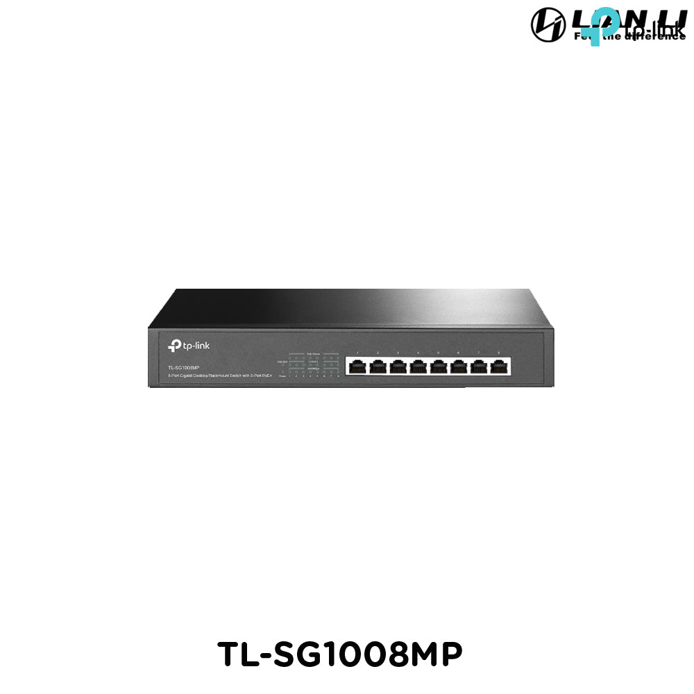 Tp-Link TL-SG1008MP I 8-Port Gigabit Desktop/Rackmount Switch with 8-Port PoE+