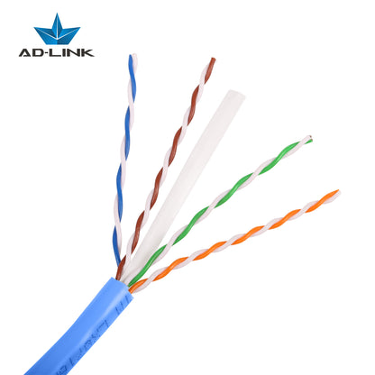 AD-LINK UTP Cable CAT6E "100m/305m" Pure Copper (Blue)