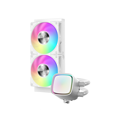SAMA L50 240mm Liquid CPU Cooler AIO w/ ARGB Infinity Mirror Effect - Black | White