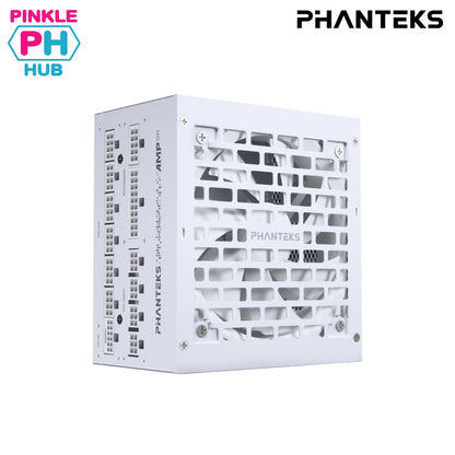 PHANTEKS AMP GH 1000W Platinum ATX 3.1 PCIe 5.1 Fully Modular, White - 886523510529