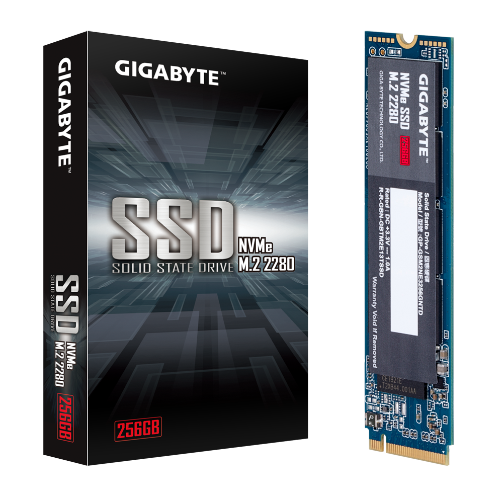 GIGABYTE NVMe SSD 256GB (GP-GSM2NE3256GNTD)