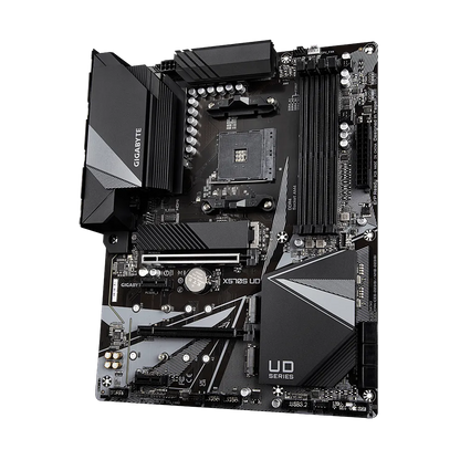 GIGABYTE X570S-UD MOTHERBOARD (GA-X570S-UD) AMD Socket AM4, support for: AMD Ryzen™ 5000 Series/ Ryzen™ 5000 G-Series/ AMD Ryzen™ 4000 G-Series/ AMD Ryzen™ 3000 Series/ AMD Ryzen™ 3000 G-Series/ AMD Ryzen™ 2000 Series/ AMD Ryzen™ 2000 G-Series Processors