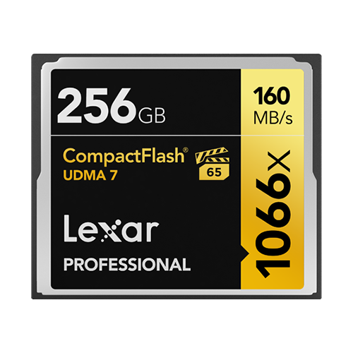 Lexar Professional 256 GB 1066x CompactFlash Card