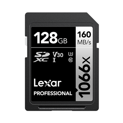 Lexar Professional 1066x SDXC™ UHS-I cards