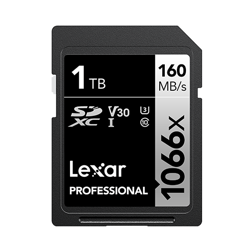 Lexar Professional 1066x SDXC™ UHS-I cards