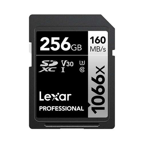 Lexar Professional 1066x SDXC™ UHS-I cards
