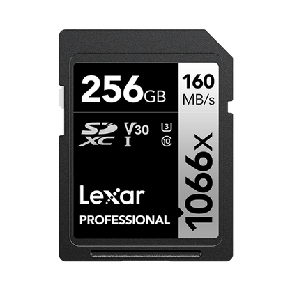 Lexar Professional 1066x SDXC™ UHS-I cards