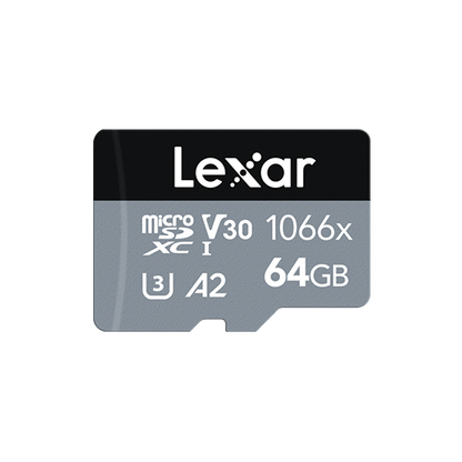 Lexar Professional 1066x microSDXC™ UHS-I Cards Silver Series