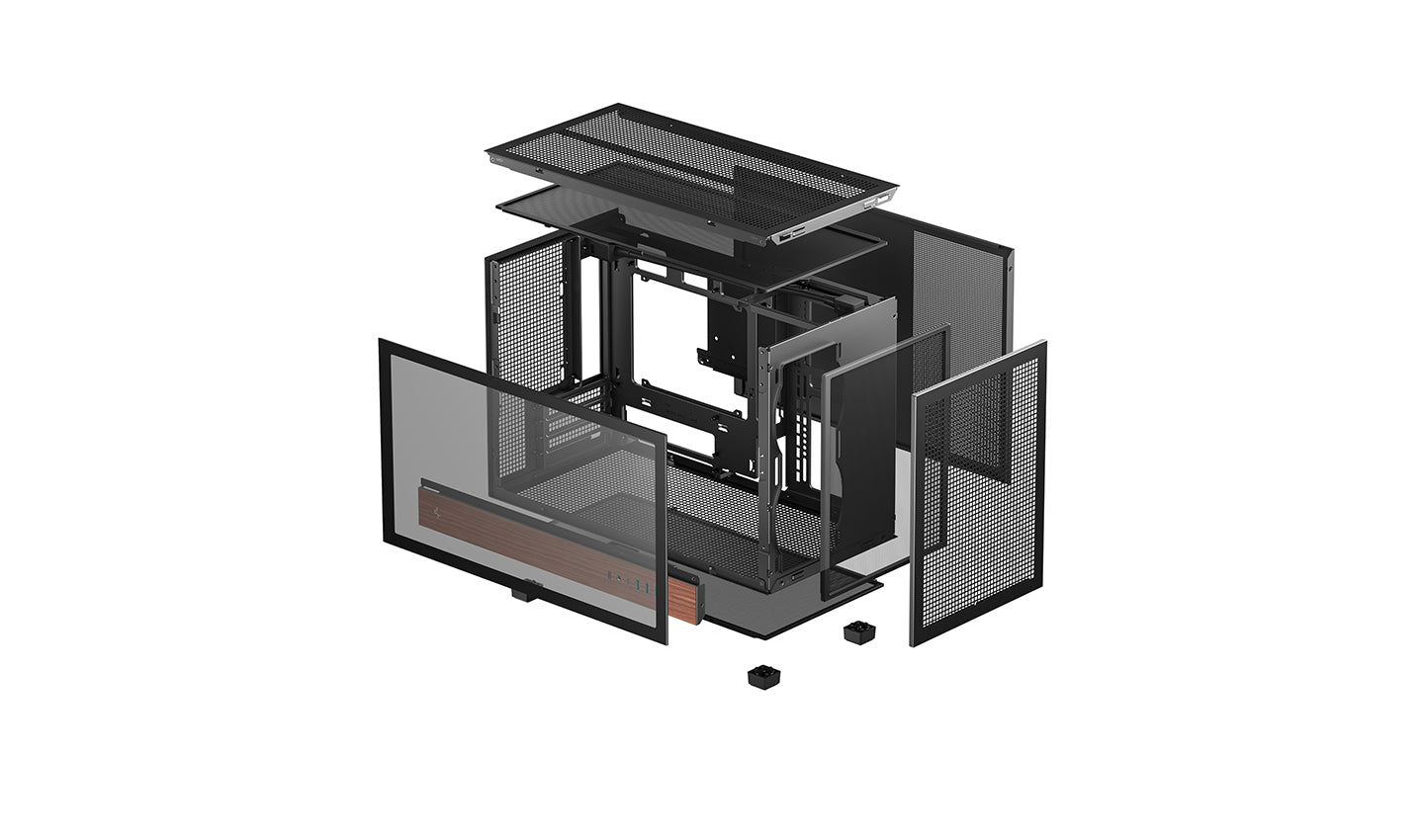 Deepcool CH260 Wood Micro ATX Black